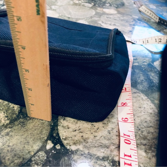 American Tourister Travel Compact Toiletry Bag Canvas Black - Picture 7 of 8